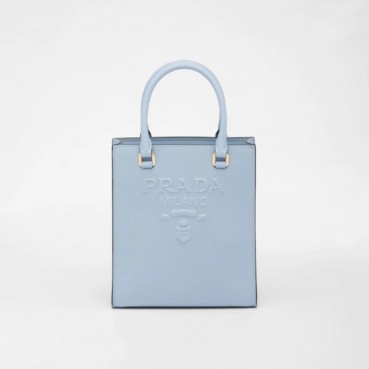 프라다 여성 블루 미니 토트백 - Prada Womens Blue Tote Bag 