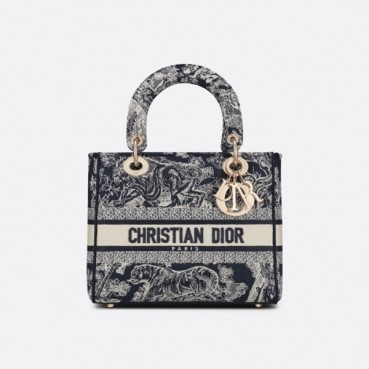 디올 여성 블랙 레이디백 - Dior Womens Black Lady Bag 