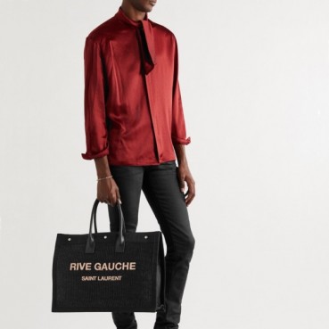 입생로랑 남/녀 블랙 토트백 - Saint Laurent Unisex Black Tote Bag 