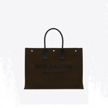 입생로랑 남/녀 카키 토트백 - Saint Laurent Unisex Khaki Tote Bag 