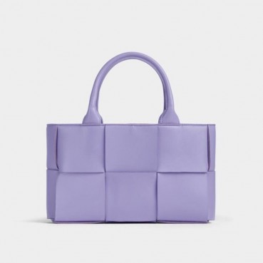 보테가베네타 여성 에코 퍼플 토트백 - Bottega Veneta Womens Purple Tote Bag 