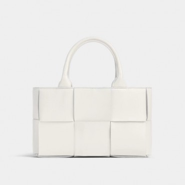 보테가베네타 여성 에코 화이트 토트백 - Bottega Veneta Womens White Tote Bag 