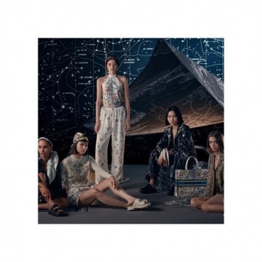 디올 여성 블루 북토트 - Womens Blue Book Tote 