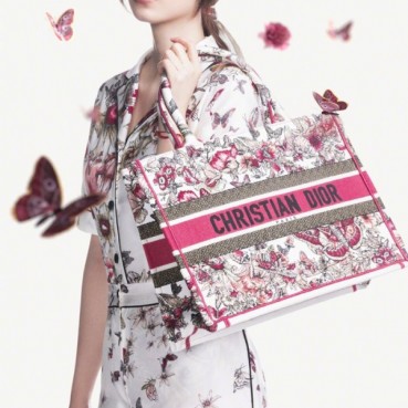 디올 여성 레드 북토트 - Womens Red Book Tote 