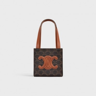 셀린느 여성 CuirTriomphe 카멜 토트백 - Womens Camel Tote Bag 