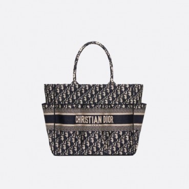 디올 여성 오블리크 토트백 - Dior Womens Navy Tote Bag 