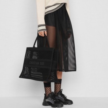 디올 여성 블랙 북토트 - Dior Womens Black Book Tote 