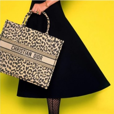 디올 여성 옐로우 북토트 - Womens Yellow Book Tote 