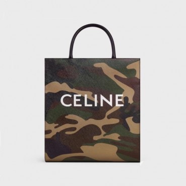 셀린느 남/녀 시그니처 밀리터리 토트백 - Unisex Green Tote Bag 