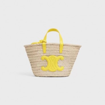 셀린느 여성 로고 옐로우 토트백 - Womens Yellow Tote Bag 