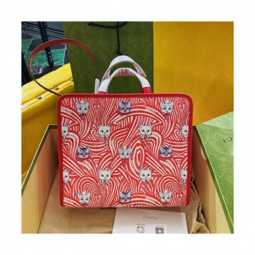 [구찌]Gucci 2021 Women's GG Tote Bag,28cm,GUB1319 - 구찌 2021 여성용 GG토트백,28cm,레드