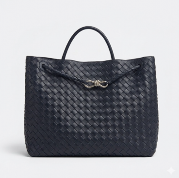 보테가베네타 네이비 라지 안디아모 - Bottega veneta Large Andiamo 