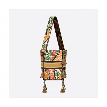 [유니크한]Dior 2021 Women's Canvas Bucket Tote Bag,25cm,DIOB0678 - 디올 2021 여성용 캔버스 버켓 토트백,25cm,블랙