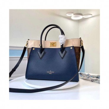 [럭셔리한]Louis Vuitton 2021 Women's Leather Tote Bag/Shoulder Bag,30.5cm,M53825,LOUB2390 - 루이비통 2021 여성용 레더 토트백/숄더백,30.5cm,네이비