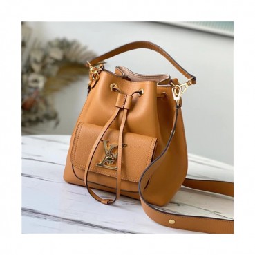 [럭셔리한]Louis Vuitton 2021 Women's Leather Bucket Tote Bag/Shoulder Bag,M57688,20cm,LOUB2356 - 루이비통 2021 여성용 레더 버킷 토트백/숄더백,20cm,카멜