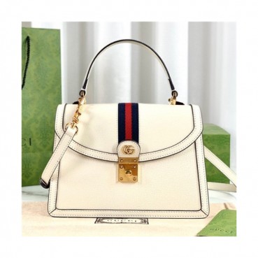 [럭셔리한]Gucci 2021 Women's GG Ophidla Smal Tota Bag/Shoulder Bag,25cm,651055,GUB1303 - 구찌 2021 여성용 GG 오피디아 토트백/숄더백,25cm,화이트