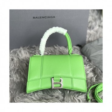 [시크한 숄더백]Balenciaga 2021 Women's Leather Tote Bag/Shoulder Bag,19cm,BGB0646 - 발렌시아가 2021 여성용 레더 토트백/숄더백,19cm,그린