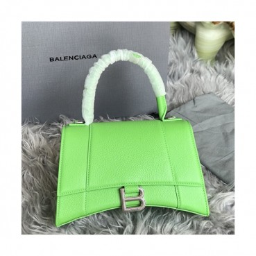 [시크한 숄더백]Balenciaga 2021 Women's Leather Tote Bag/Shoulder Bag,23cm,BGB0643 - 발렌시아가 2021 여성용 레더 토트백/숄더백,23cm,그린