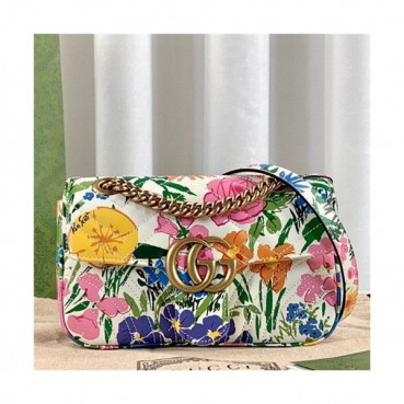 [켄 스캇 신상]Gucci 2021 GG Marmont Shoulder Bag,23cm,446744,GUB1295 - 구찌 2021 GG 마몽 숄더백,23cm,멀티컬러