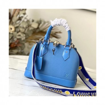 [럭셔리한]Louis Vuitton 2021 Alma BB Tote Bag/Shoulder Bag,23.5cm,M57426,LOUB2336 - 루이비통 2021 알마 BB 토트백/숄더백,23.5cm,블루