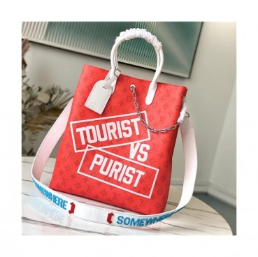 [루이비통]Louis Vuitton 2021 Leatehr Tote Bag/Shopper Bag,32cm,M46112,LOUB2334 - 루이비통 2021 레더 토트백/쇼퍼백,32cm,레드