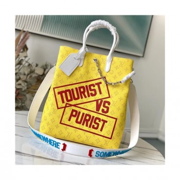 [루이비통]Louis Vuitton 2021 Leatehr Tote Bag/Shopper Bag,32cm,M46112,LOUB2333 - 루이비통 2021 레더 토트백/쇼퍼백,32cm,옐로우