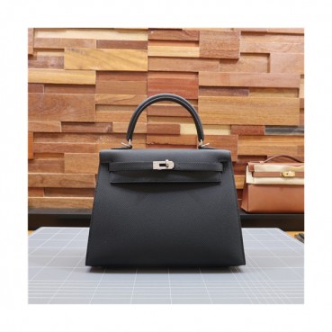 [에르메스]Hermes 2021 Kelly Epsom Tote Bag/Shoulder Bag,25cm,HERB0868 - 에르메스 2021 켈리 앱송 토트백/숄더백,25cm,블랙