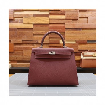 [에르메스]Hermes 2021 Kelly Epsom Tote Bag/Shoulder Bag,25cm,HERB0867 - 에르메스 2021 켈리 앱송 토트백/숄더백,25cm,레드