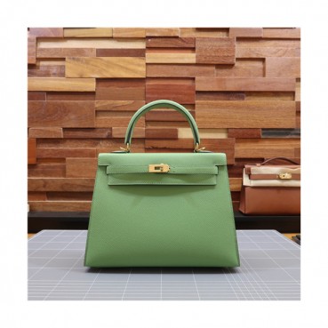 [에르메스]Hermes 2021 Kelly Epsom Tote Bag/Shoulder Bag,25cm,HERB0864 - 에르메스 2021 켈리 앱송 토트백/숄더백,25cm,그린