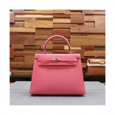 [에르메스]Hermes 2021 Kelly Epsom Tote Bag/Shoulder Bag,25cm,HERB0863 - 에르메스 2021 켈리 앱송 토트백/숄더백,25cm,핑크