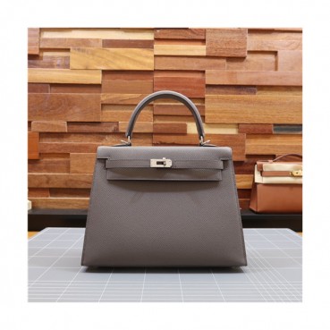 [에르메스]Hermes 2021 Kelly Epsom Tote Bag/Shoulder Bag,25cm,HERB0858 - 에르메스 2021 켈리 앱송 토트백/숄더백,25cm,카키