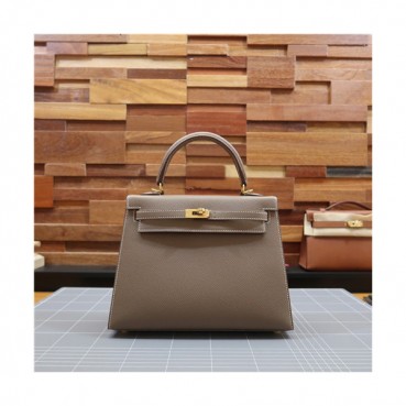 [에르메스]Hermes 2021 Kelly Epsom Tote Bag/Shoulder Bag,25cm,HERB0857 - 에르메스 2021 켈리 앱송 토트백/숄더백,25cm,카키