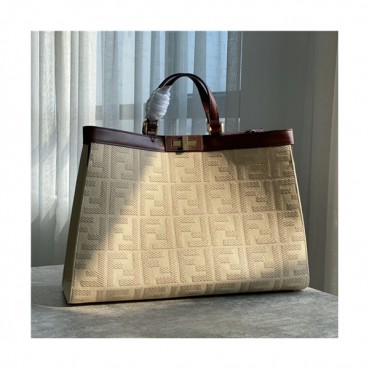 [수납력 최고]Fendi 2021 Peekaboo X-Tote Bag/Shopper Bag,40cm,FENB0672 