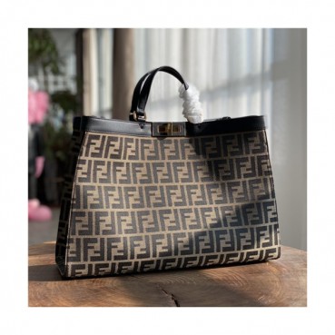 [수납력 최고]Fendi 2021 Peekaboo X-Tote Bag/Shopper Bag,40cm,FENB0671 