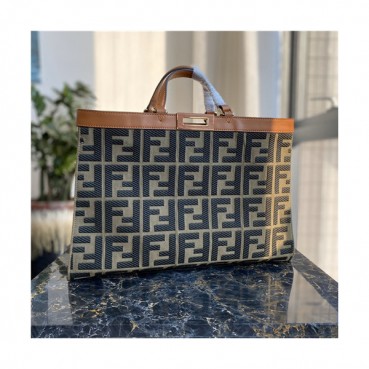 [수납력 최고]Fendi 2021 Peekaboo X-Tote Bag/Shopper Bag,40cm,FENB0669 
