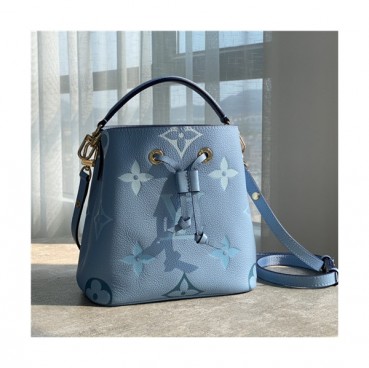 [루이비통]Louis Vuitton 2021 Neonoe BB Tote Shoulder Bag,20cm - 루이비통 2021 네오오에 BB 토트 숄더백,20cm,LOUB2314,스카이블루