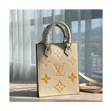 [루이비통]Louis Vuitton 2021 Petit Sac Plat Tote Bag,17cm - 루이비통 2021 쁘띠삭플라 토트백,17cm,LOUB2309,베이지