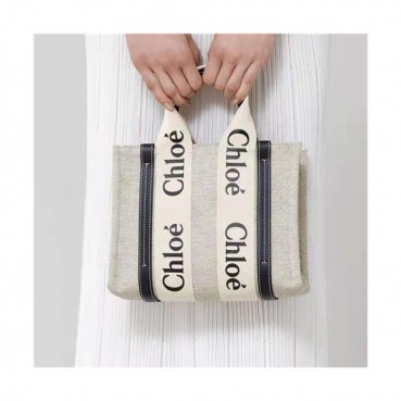 Chloe 2021 Women's Woody Tote Shopperbag,26.5cm - 끌로에 2021 여성용 우디 토트 쇼퍼백,26.5cm,CLB0212,베이지