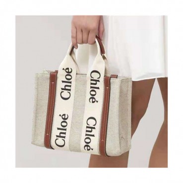 Chloe 2021 Women's Woody Tote Shopperbag,26.5cm - 끌로에 2021 여성용 우디 토트 쇼퍼백,26.5cm,CLB0211,베이지
