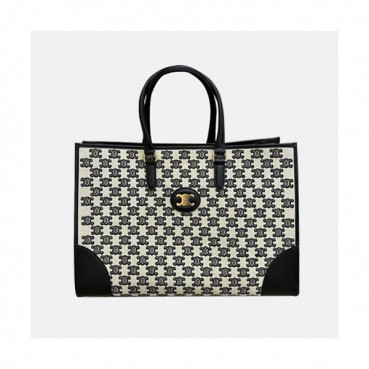 [셀린느]Celine 2020 Women's Tote Shopper Bag,41cm - 셀린느 2020 여성용 토트 쇼퍼백,41cm,CLNB0670,블랙