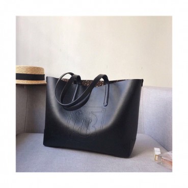 [버버리]Burberry 2020 Women'sTote Shopper Bag,35cm - 버버리 2020 여성용 토트 쇼퍼백,35cm,BURB0530,블랙