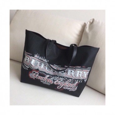 [버버리]Burberry 2020 Women's Tote Shopper Bag,54cm - 버버리 2020 여성용 토트 쇼퍼백,54cm,BURB0519,블랙