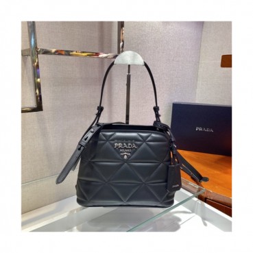 Prada 2020 Matinee Tote Cross Bag,26cm - 프라다 2020 마티네 토트 크로스백,26cm,PRAB0263,블랙
