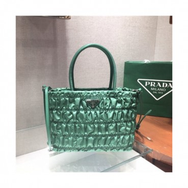 [프라다] Prada 2020 Women's Nylon Tote Shopper Bag,25cm - 프라다 2020 여성용 네일론 토트 쇼퍼백,25cm,PRAB0236,그린