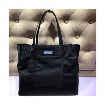 [프라다] Prada 2020 Women's Nylon Tote Shopper Bag,40cm - 프라다 2020 여서용 네일론 토트 쇼퍼백,40cm,PRAB0192,블랙