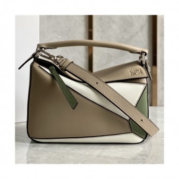 [로에베] Loevve 2020 Women's Puzzle Tote Shoulder Bag , 30cm - 로에베 2020 여서용 퍼즐 토트 숄더백, 30cm, LOEB0471, 카키