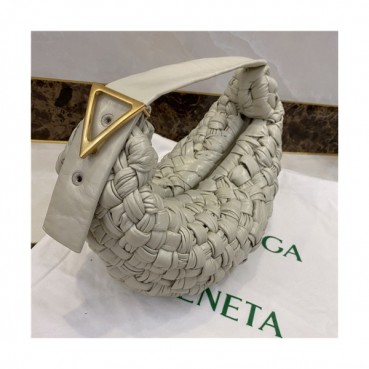 [보테가 베네타] Bottega Veneta 2020 Women's Leather Hobo Tote Bag,31cm - 보테가 베네타 2020 여성용 호보 토트백,31cm,BVB0603,연그레이