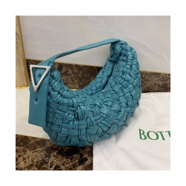[보테가 베네타] Bottega Veneta 2020 Women's Leather Hobo Tote Bag,31cm - 보테가 베네타 2020 여성용 호보 토트백,31cm,BVB0602,블루