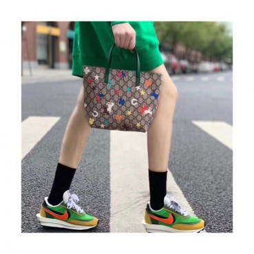 [구찌]Gucci 2020 PVC Tote Bag 21CM - 구찌 2020 PVC 토트백 GUB1227, 21cm, 브라운