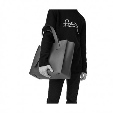 Loewe 2019 Leather Mens Tote Bag ,36CM - 로에베 2019 남성용 레더 토트백,LOEB0441, 36CM, 그레이